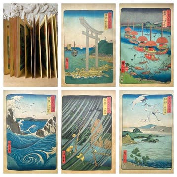 Keisai Eisen and Utagawa Hiroshige - A Rare album of
