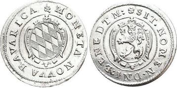 24 Kreuzer Bayern Maximilian I, als Herzog 1598-1623, Verzenden