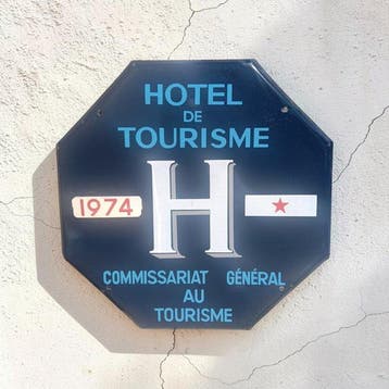 Geëmailleerd hotelnaambord - Emaille plaat - Emaille