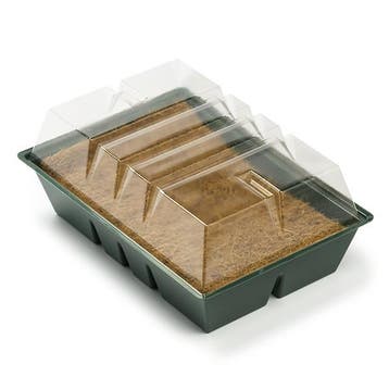 Kweekkas met deksel | Nature | 35 x 23.5 cm (Met kokosmat), Tuin en Terras, Kweekspullen, Verzenden, Nieuw