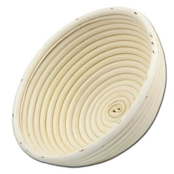 Rijsmandje Riet Rond Ø20cm (500 tot 750 gram deeg), Verzenden, Nieuw
