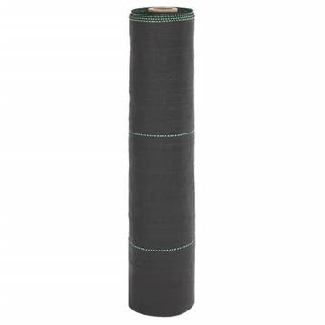 vidaXL Worteldoek 0,5x200 m polypropeen zwart, Verzenden, Nieuw