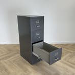 Oda  dossierkast vv 4 lades (hxbxd) 135x44x71 cm, antraciet, Ophalen of Verzenden, Gebruikt, Metaal