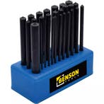 Benson 28-delige precisie ponsset - carbonstaal - 123 mm..., Doe-het-zelf en Verbouw, Ophalen of Verzenden, Nieuw