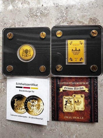 Tsjaad, Duitsland. 3000 Francs 2019, 1/500 oz x 2 (Zonder, Postzegels en Munten