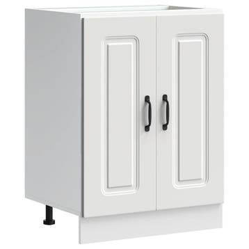 Keukenkastje 60cm Kalmar | Tweedekansje | OP=OP, Wit, Zo goed als nieuw, Minder dan 100 cm, 25 tot 50 cm