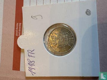 België 50 centimes 1886 (FRA), Postzegels en Munten, Munten | België, Verzenden, Losse munt, Goud