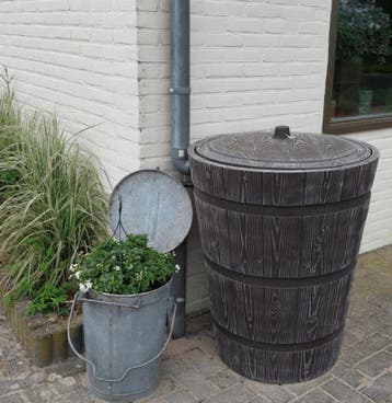 Regenton houtlook Woodbarrel 275 liter, Tuin en Terras, Regentonnen, Nieuw