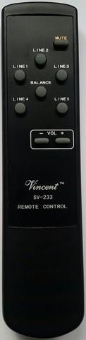 Afstandsbediening Vincent SV-233, Ophalen of Verzenden, Nieuw, Origineel