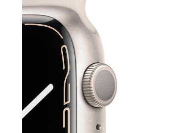 Apple Watch Series 7 - 41mm - Aluminium - Sterrenlicht - GPS, Verzenden, Zo goed als nieuw, Apple