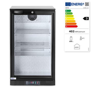 Arktic Barkoelkast | 108L | Zwart | +2°C/+10°C | Geforceerd, Ophalen of Verzenden, Nieuw