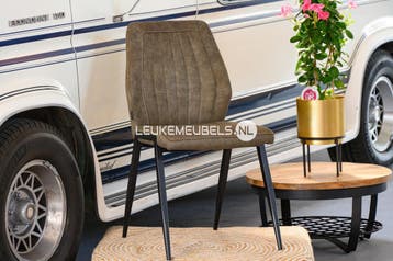 Eetkamerstoel Pickup, 3 kleuren Microstof., Overige kleuren, Nieuw, Ophalen of Verzenden, Stof