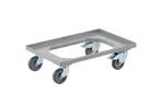 Dollies 600x400mm 2 met vaste wielen 2 zwenkwielen met rem, Verzenden, Nieuw in verpakking