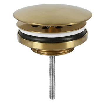 Wastafel Afvoerplug Differnz Always Open 7 cm Mat Goud, Ophalen of Verzenden, Nieuw, Overige typen