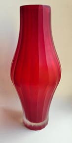 Vaas - H. 34 cm - Glas
