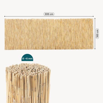 Rietmat Abbateggio 160x300 cm naturel casa.pro, Verzenden, Nieuw