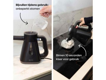 Techweise TS Compact - Handstoomreiniger - 1200W 2,5 Bar Nat, Verzenden, Nieuw