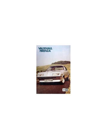 1974 VAUXHALL FIRENZA LEAFLET NEDERLANDS, Nieuw, Author
