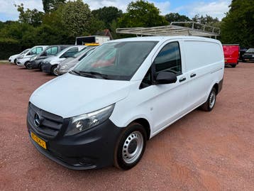 Zakelijke Lease |  Mercedes-Benz Vito 114 CDI L2H1 2x schuif, Euro 5, Gebruikt, Wit, Mercedes-Benz