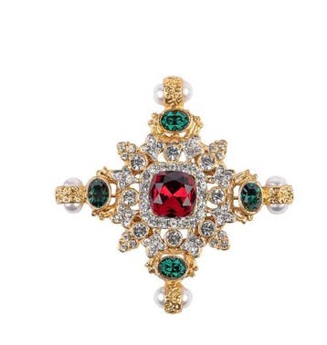 Kenneth Jay Lane - Verguld - Broche