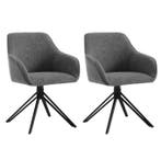 Set van 2 Draaibare Corduroy Stoelen met Armleuningen, Verzenden, Nieuw