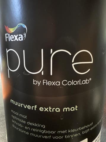 Flexa Pure muurverf extra mat - subtle rose / licht roze..., 5 tot 10 liter, Nieuw, Ophalen of Verzenden, Verf