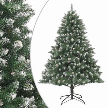 vidaXL Kunstkerstboom met standaard 240 cm PVC, Verzenden, Nieuw