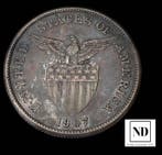Filipijnen. Dollar 1907 (Zonder minimumprijs)