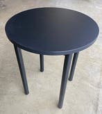 Bijzettafel rond zwart 45x45cm / 54cm hoog, gebruikt (als, Ophalen of Verzenden