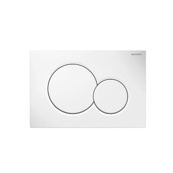 Sani Royal Bedieningsplaat Geberit Sigma 01 Wit, Nieuw