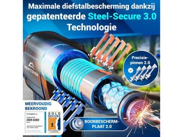 Nextcover Vouwslot 100cm FoldOne Pro - Fietsslot -, Verzenden, Nieuw