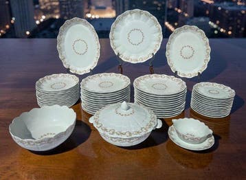 A. Giraud & Cie - Limoges - Tafelservies (54) - Marly -