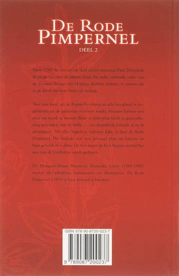 De rode pimpernel 2 Ik zal het vergelden 9789087200237, Boeken, Verzenden, Gelezen, B. Orczy