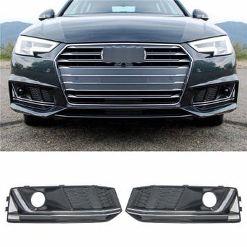 Mistlamp Grillen Audi A4 B9 2015-2019 S-Line RS-Look Zwart, Auto-onderdelen, Ophalen of Verzenden, Nieuw