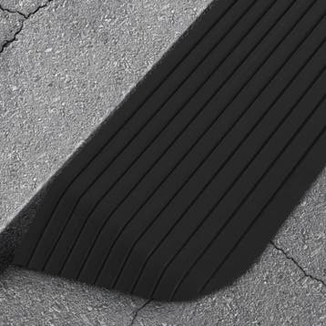 vidaXL Drempelhulp 110x32x3,8 cm rubber, Verzenden, Nieuw