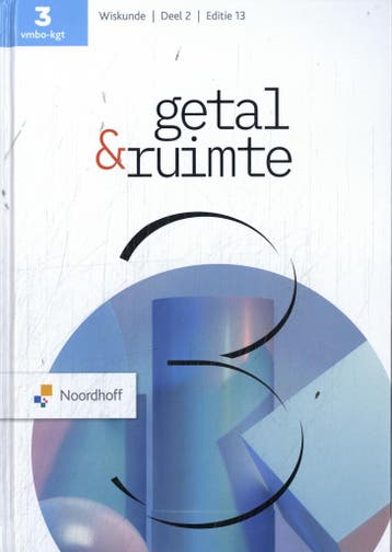 3 vmbo-kgt deel 2 / Getal & Ruimte / leerboek 9789001055455, Verzenden, Zo goed als nieuw