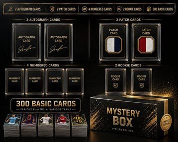 Mix Premium Mystery Box mix Gesigneerde kaart, Patch-kaart,, Verzamelen, Nieuw