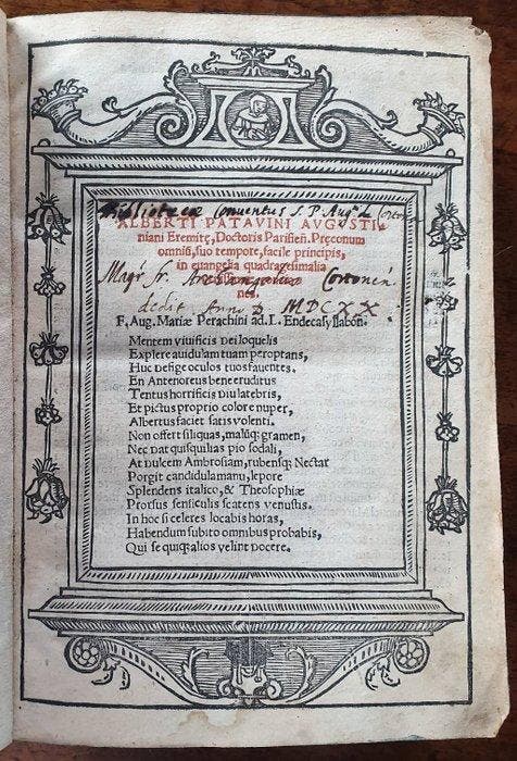 Albertus Patavinus - In evangelia- nice postincunable, Antiek en Kunst, Antiek | Boeken en Bijbels