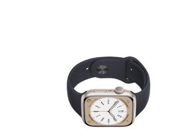 Apple Watch Series 8 - 45mm - Aluminium - Sterrenlicht - GPS, Verzenden, Zo goed als nieuw, Apple