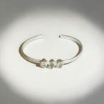 Herkimer-kwarts armband - Hoogte: 7.5 cm - Breedte: 5 cm-