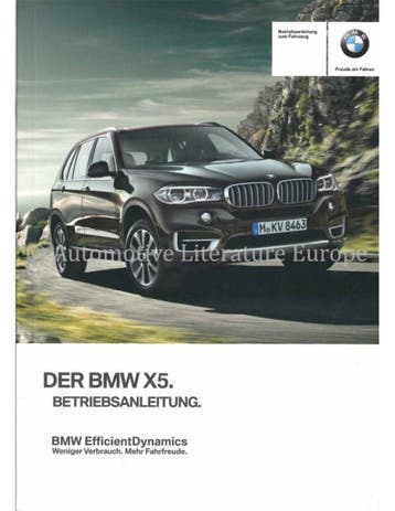 2015 BMW X5 INSTRUCTIEBOEKJE DUITS, Auto diversen, Handleidingen en Instructieboekjes