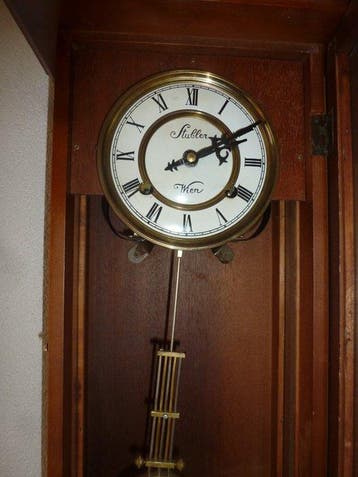 Regulateur - Hout - 1970-1980, Antiek en Kunst, Antiek | Klokken