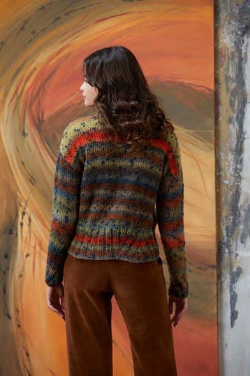 Breipatroon Damestrui Kyra met col van Cloud Tweed garen -, Ophalen of Verzenden, Nieuw
