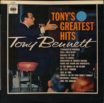 Tony Bennett - Tonys Greatest Hits, Ophalen of Verzenden, Gebruikt