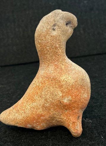Precolumbiaanse Tumaco La-Tolita vogelfiguur van een