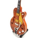 Miniatuur replica Gretsch G6120 gitaar - Brian Setzer, Ophalen of Verzenden, Nieuw, Pop, Beeldje of Miniatuur