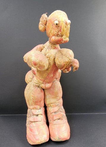 Miguel Amate (1944) - Sculpture anthropomorphe d’art brut