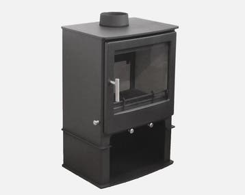 Bestfire Z08-L houtkachel – strak design met krachtig vuur, Ophalen of Verzenden, Vrijstaand, Hout, Nieuw