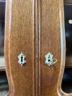 uitneembare antiek eiken kuifkast vitrinekast 236 cm hoog, Antiek en Kunst, Antiek | Meubels | Kasten, Ophalen of Verzenden