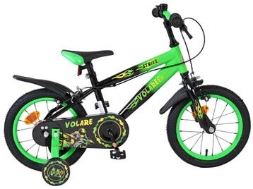 Volare Strike Kinderfiets - Jongens - 14 inch - Groen - Twee, Verzenden, Nieuw